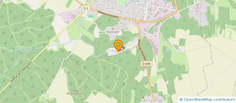 localisation de l'entreprise L'ETANG DE LA MUETTE  DOURDAN