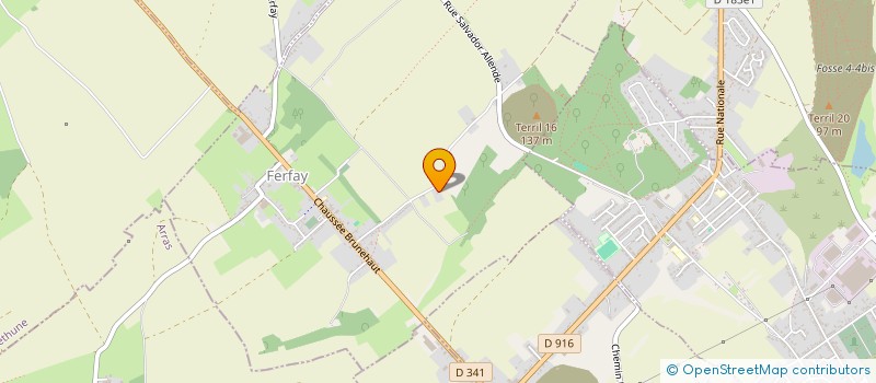 localisation de l'entreprise L'ETANG DE MAREST  FERFAY