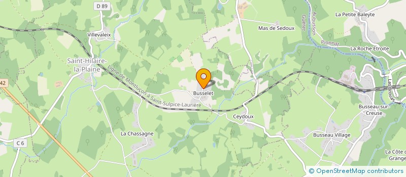 localisation de l'entreprise L'ETANG DE VERVIALLE à SAINT-HILAIRE-LA-PLAINE