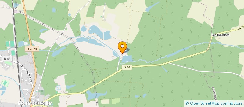 localisation de l'entreprise L'ETANG DE VILLIERS  NOUAN-LE-FUZELIER