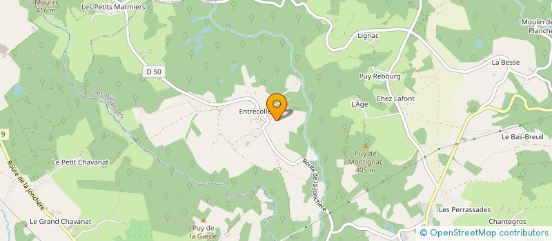 localisation de l'entreprise L'ETANG DES BESSAILLES à LES BILLANGES