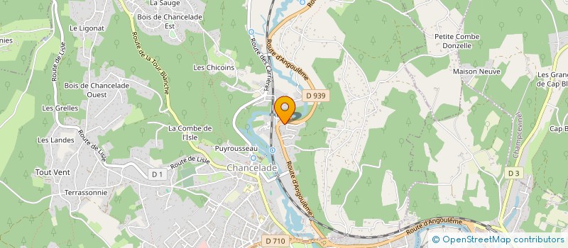 localisation de l'entreprise L'ETANG DES REYNATS à CHANCELADE