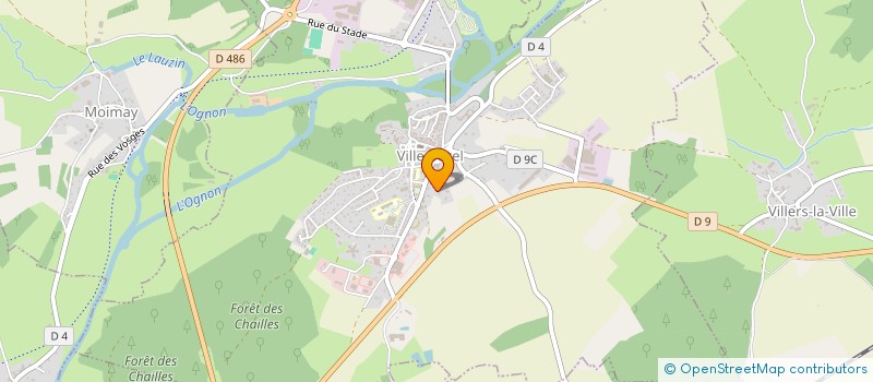 localisation de l'entreprise L'ETANG DU CRIBLE à VILLERSEXEL