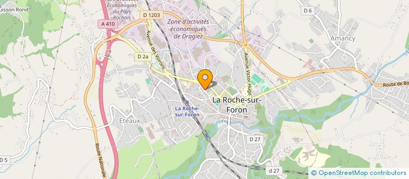 localisation de l'entreprise L'ETANG DU MOULIN  LA ROCHE SUR FORON