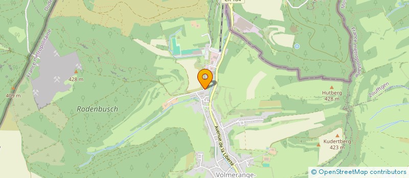 localisation de l'entreprise L'ETANG DU MOULOU  VOLMERANGE-LES-MINES