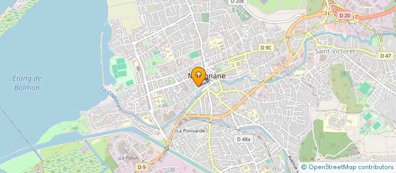 localisation de l'entreprise L ETANG FLEURI à MARIGNANE