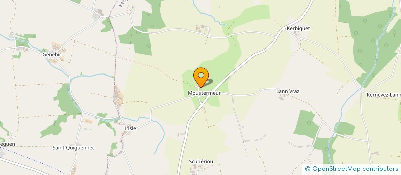 localisation de l'entreprise L'ETANG GO à KERGRIST-MOELOU