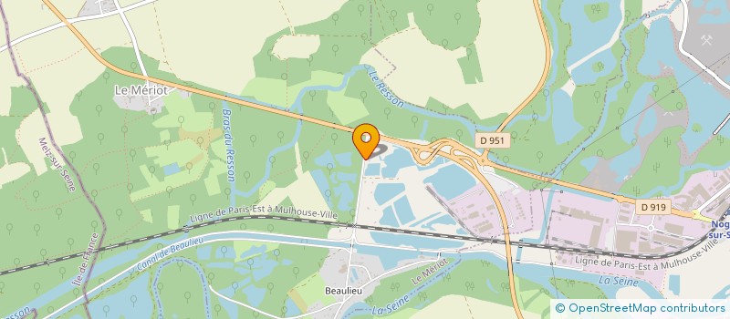 localisation de l'entreprise L'ETANG SAINT HUBERT  LE MERIOT