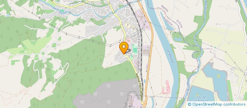 localisation de l'entreprise L'ETAPE  LE TEIL