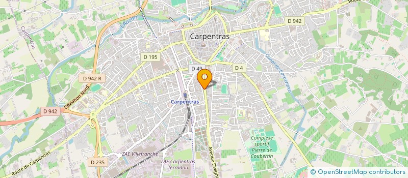 localisation de l'entreprise L'ETAPE à CARPENTRAS