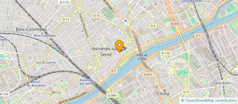 localisation de l'entreprise L'ETAPE à ASNIERES-SUR-SEINE