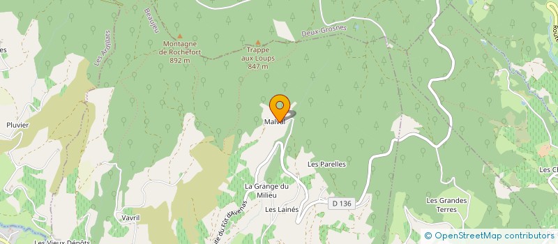 localisation de l'entreprise L'ETAPE CAVALIERE à BEAUJEU