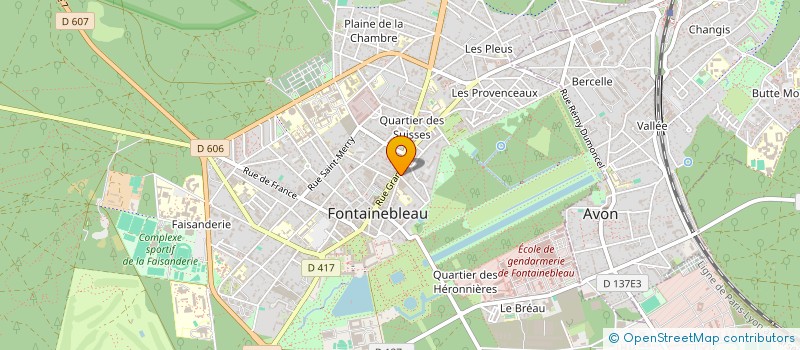 localisation de l'entreprise L'ETAPE D'ANTOINE à FONTAINEBLEAU
