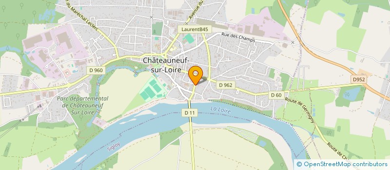localisation de l'entreprise L'ETAPE DU MARINIER à CHATEAUNEUF-SUR-LOIRE