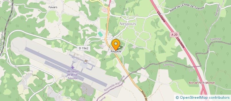 localisation de l'entreprise L'ETAPE GOURMANDE  NESPOULS