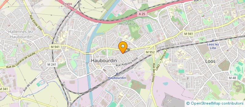 localisation de l'entreprise L'ETAPE LUDIQUE  HAUBOURDIN