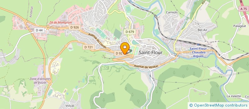 localisation de l'entreprise L' ETAPE SANFLORAINE à SAINT-FLOUR
