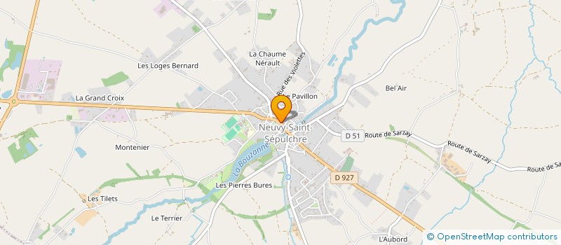 localisation de l'entreprise L'ETE DU TERTRE à NEUVY-SAINT-SEPULCHRE