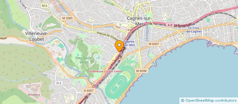 localisation de l'entreprise L'ETE GLACE à CAGNES-SUR-MER