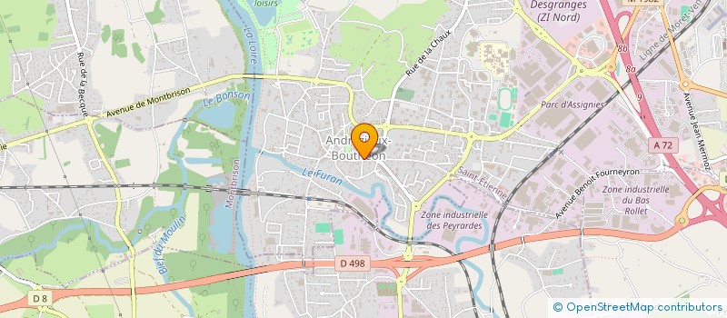 localisation de l'entreprise L'ETE INDIEN  ANDREZIEUX-BOUTHEON