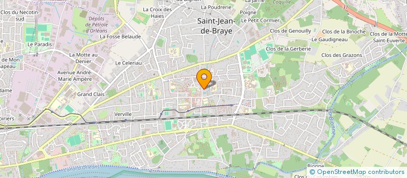 localisation de l'entreprise L'ETERLETTE à SAINT-JEAN-DE-BRAYE