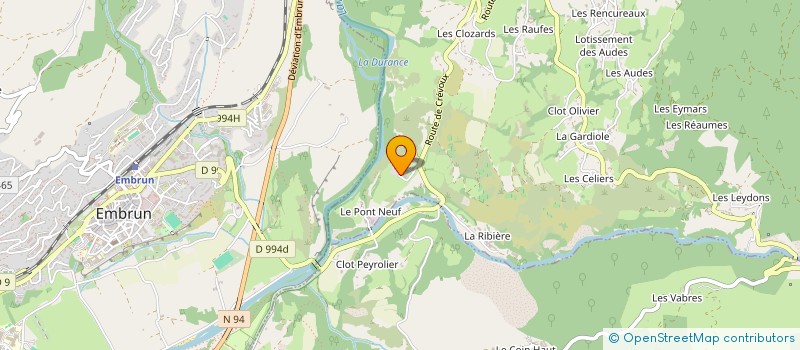 localisation de l'entreprise L'ETERLOU  SAINT-ANDRE-D EMBRUN