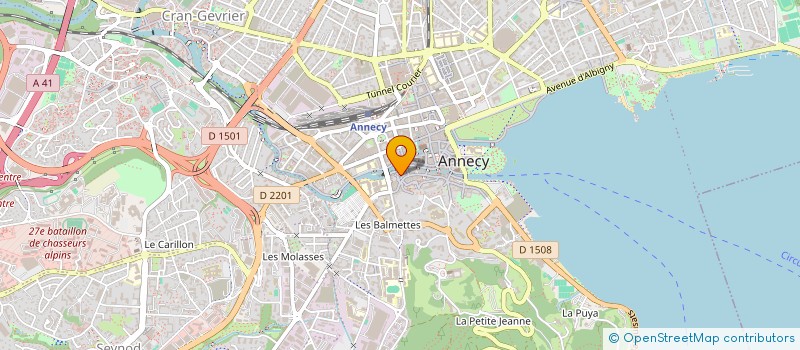 localisation de l'entreprise L'ETERLOU à ANNECY
