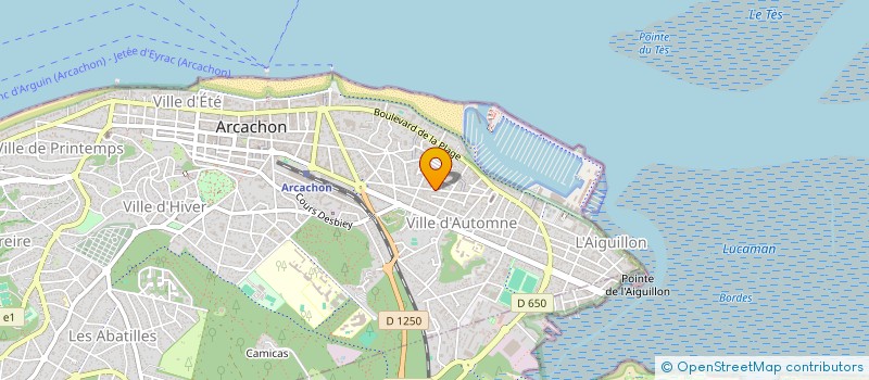 localisation de l'entreprise L'ETERNEL'LE à ARCACHON
