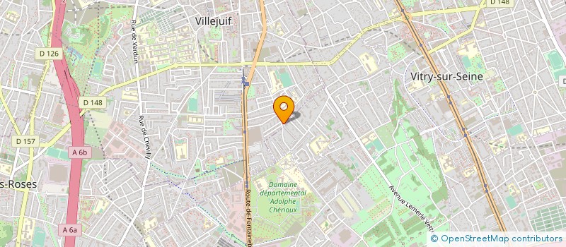 localisation de l'entreprise L'ETERNEL MA BANNIERE à VILLEJUIF