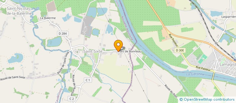 localisation de l'entreprise L'ETIER  SAINT-SIXTE