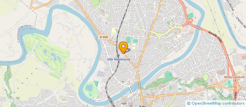 localisation de l'entreprise L ETINCELLE à ALBI