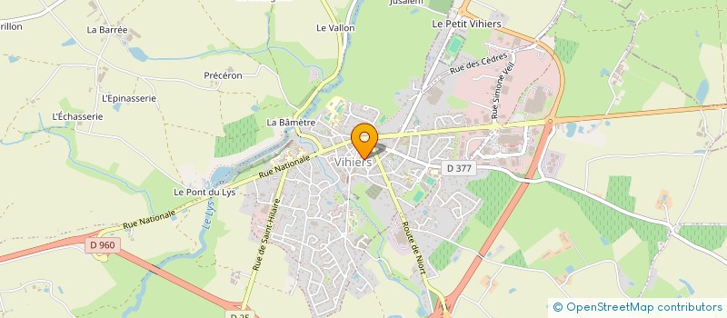 localisation de l'entreprise L'ETINCELLE à LYS-HAUT-LAYON