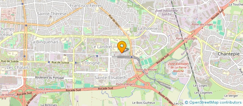 localisation de l'entreprise L'ETINCELLE  RENNES