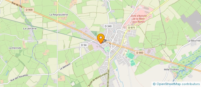 localisation de l'entreprise L'ETINCELLE à PERIERS