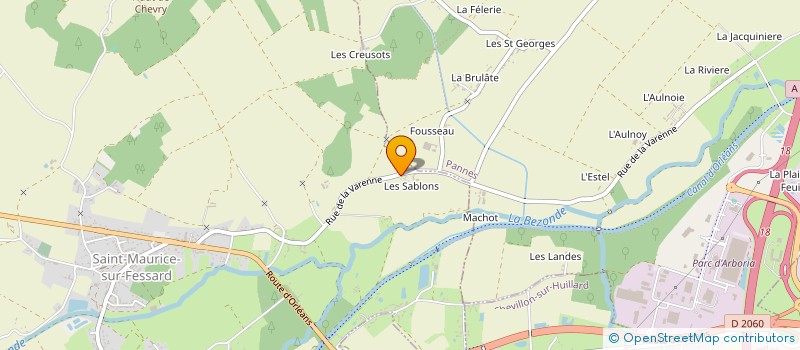 localisation de l'entreprise L'ETINCELLE à SAINT-MAURICE-SUR-FESSARD