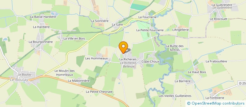 localisation de l'entreprise L'ETINCELLE CHAUFFANTE à MOUZEIL