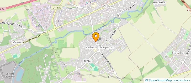 localisation de l'entreprise L'ETINCELLE ELECTRIQUE  FONTAINE-ETOUPEFOUR