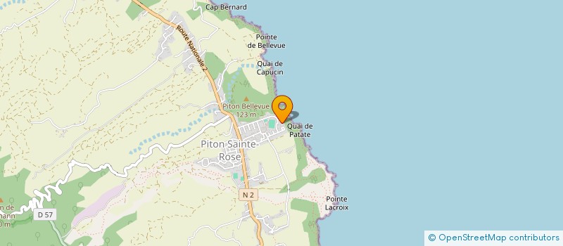 localisation de l'entreprise L'ETINCELLE KREOL  SAINTE-ROSE