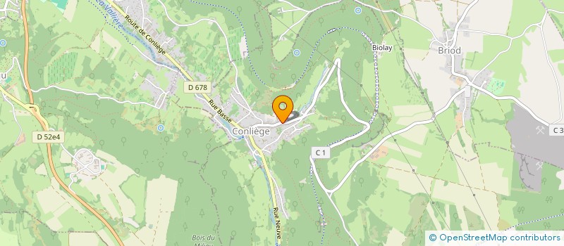 localisation de l'entreprise L'ETINCELLE METALLERIE  CONLIEGE