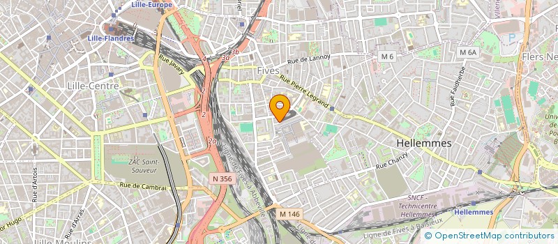 localisation de l'entreprise L'ETIQUETTE, COLLECTIF D'ARTISANS CREATEURS à LILLE