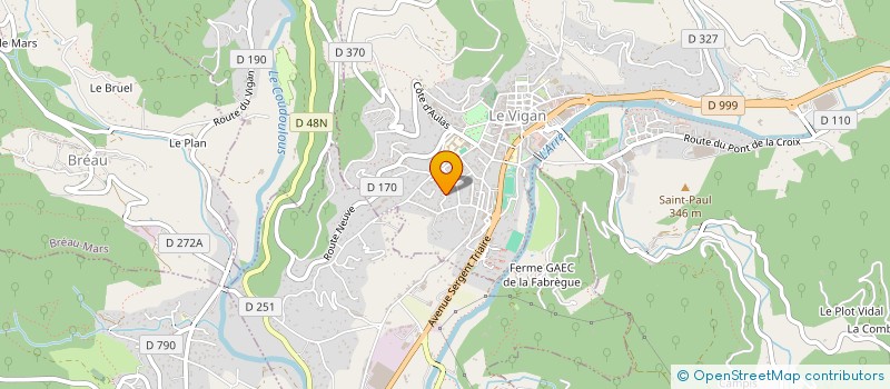 localisation de l'entreprise L'ETOFFE DES REVES  LE VIGAN