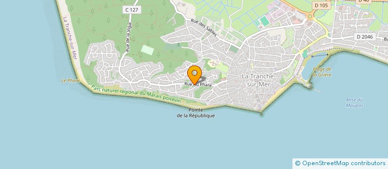 localisation de l'entreprise L'ETOILE 2 à LA TRANCHE-SUR-MER