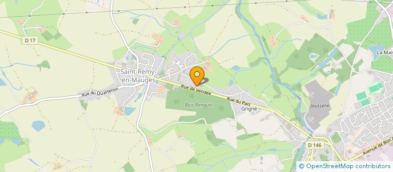 localisation de l'entreprise L'ETOILE à MONTREVAULT-SUR-EVRE