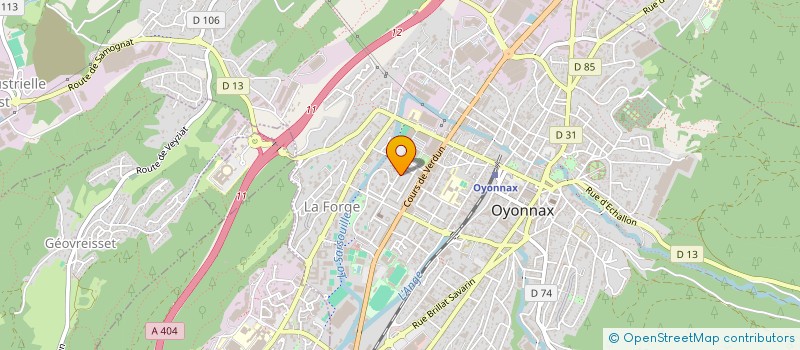 localisation de l'entreprise L'ETOILE 39 à OYONNAX