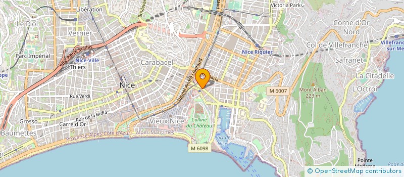 localisation de l'entreprise L'ETOILE à NICE
