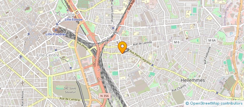 localisation de l'entreprise L'ETOILE à LILLE