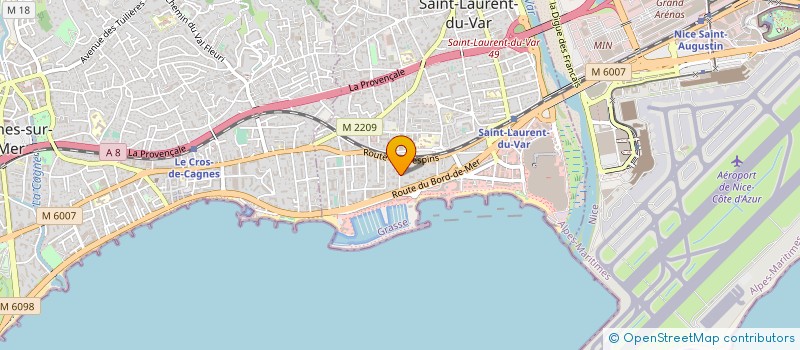 localisation de l'entreprise L'ETOILE à SAINT-LAURENT-DU-VAR