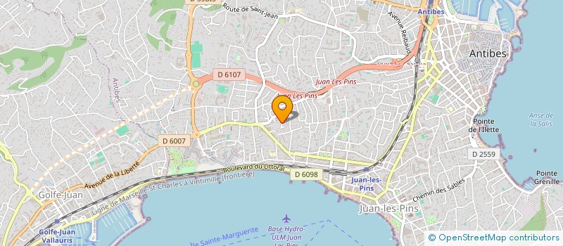 localisation de l'entreprise L'ETOILE à ANTIBES