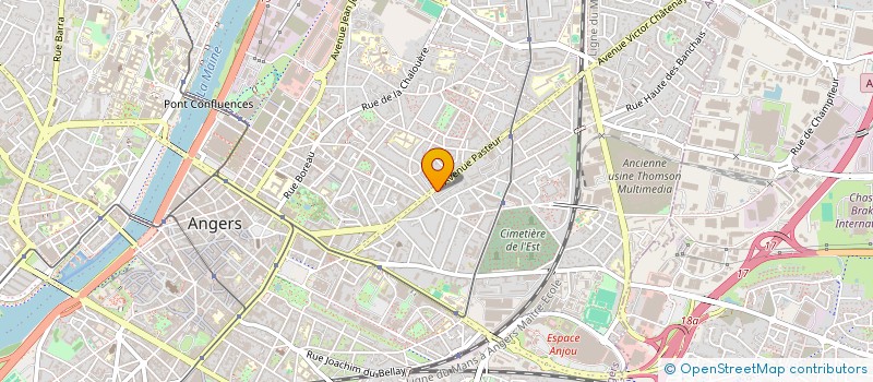 localisation de l'entreprise L'ETOILE à ANGERS