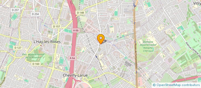 localisation de l'entreprise L'ETOILE  L'HAY-LES-ROSES